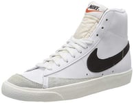 NIKE Homme Blazer Mid '77 VNTG Sneaker, Blanc (White/Black 000), 45 EU