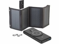 Batterie nomade 10000 mAh PB-170 avec chargeur solaire pliable - Revolt