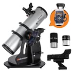 Celestron 22481 StarSense Explorer 130mm Tabletop Dobsonian Smartphone App-Enabled Telescope Works with StarSense App to Help You Find Nebulae, Planets & More – iPhone/Android Compatible