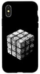 Coque pour iPhone X/XS Magic Cube 3D Wireframe – Vintage Magic Cube Lover