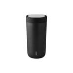 Muki Stelton To Go Click Steel Black Metallic, 0,4 l