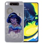 Ariel #01 Disney-omslag för Samsung Galaxy A80 - Grå