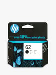 HP 62 Black Original Ink Cartridge, Single, Instant Ink Compatible