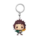 Funko Pop! Keychain: DS - Tanjiro Kamado - (Sun Breathing) - Demon Slayer- Mini-Figurine en Vinyle à Collectionner Porte-clés Fantaisie - Cadeau de Noël - Idée de Cadeau - Produits Officiels