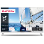 TV LED 60 cm 24HG2S14CW - Google TV - 12Volt - Blanc