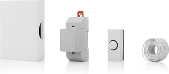 Wired Door Bell FULL KIT - Ring Compatible Doorbell Push, Chime &Transformer