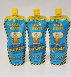 3X Toxic Waste Blue Raspberry Sour Slushy Freeze & Squeeze Pack