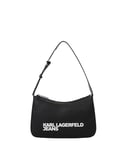 JEAN KARL LAGERFELD POUR FEMME, SAC À BANDOULIÈRE AVEC LOGO ESSENTIEL, NOIR, TAILLE UNIQUE