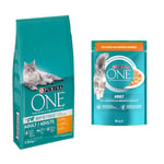 9,75 kg PURINA ONE + 13 x 85 g matchende våtfôr gratis! - Adult Kylling & Fullkornris + Adult Kylling/ grønne bønner