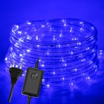 Einfeben - 20M Tube Lumineux Extérieur led led Tube lumineux Bleu Noël