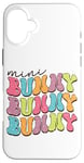 Coque pour iPhone 16 Plus Mini lapin lapin pastel texte amusant