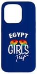 Coque pour iPhone 15 Pro Egypt Girls Trip Travel Vacation Femme Égypte