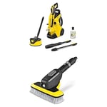 Bundle of Kärcher K 4 Power Control Home high pressure washer: Intelligent app support - the right solution for heavier soiling - incl. home kit + Kärcher WB 7 Plus Wash Brush