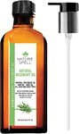 Nature Spell Rosemary Oil For Hair With Easy-Pump Oil Dispenser 150ml, Treats