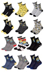 Chaussettes Garçon Licence Pack De 12 Paires Surprise Pack 12 Moi Moche Et Mechant