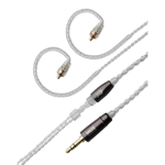 Meze sølvbelagt kabel MMCX - 3.5 mm 1,2 m kabel
