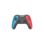 Manette sans fil Alpha Omega Players Expert Gamepad pour Nintendo Switch Bleu et Rouge