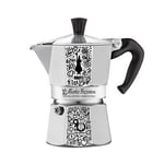 8006363039864 Bialetti Moka Express 90th Anniversary Moka pot 0.13 L Black, Silv