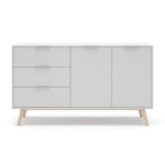 Buffet 2 portes, 3 tiroirs Campus - L140 cm