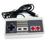 Gris Manette De Jeu Filaire Usb, 1 Pièce, Contrôleur De Jeu Classique Rétro Pour Nintendo Nes, Joystick Pour Pc Windows Et Mac