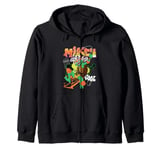 Tales of the Teenage Mutant Ninja Turtles Mikey Cool Logo Zip Hoodie