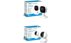 Tapo TP-Link Bundle Mini, Pan/Tilt Smart Security Camera,Indoor CCTV, 360° Rotational Views, Works with Alexa & Google Home, 1080p, 2-Way Audio, Night Vision