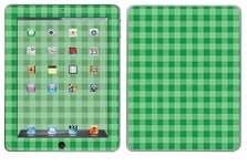 Royal Sticker RS.43267 Autocollant pour iPad Motif Green Plaid