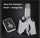 Nose Hair Ear Trimmer for Men Stainless Steel Manual Washable Portable Tondeuse