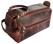 Cuir Trousse De Toilette Homme Voyage - Vanity Organisateur Maquillage - Trousse Toilette Femme