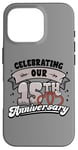 iPhone 16 Pro 15th Wedding Anniversary Celebrating 15 Years Matching Gift Case