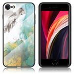 Apple Fantasy Marble iPhone SE 2020 kuoret - Lentävä kyyhkynen Monivärinen