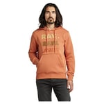 G-STAR RAW Men's Triple Raw. Hoodie, Brown (autumn leaf D22318-A971-8847), XL