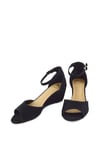 'Lottie' Peeptoe Mid Wedge Heel Sandals