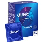 Durex Classic Condoms, 24 pieces