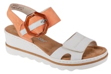 des sandales Femme, Rieker Sandals, Blanc