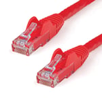 StarTech.com 10m CAT6 Ethernet Cable - Red CAT 6 Gigabit Ethernet Wire -650MHz 1