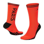 Nike Squad PSG Football Crew Socks UK 2 - 5 EUR 34 - 38 Red Black CK0612 612