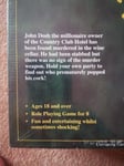 Murder Mystery Party Deluxe - Murder at the Country Club, University Games *NEW*