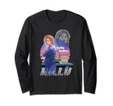 Stranger Things Retro Billy Muscle Car Pose Hello Ladies Long Sleeve T-Shirt