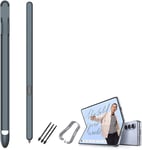 Stylet De Remplacement Slim S Pen Compatible Avec Galaxy Z Fold6 Sans Bluetooth,Stylet À 4096 Niveaux De Pression + Emplacement S-Pen,Stylets Pour Fold5/Fold4/Fold3-Gris-B(Q591)