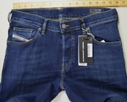 New mens DIESEL D-YENNOX 009ML stretch JEANS size W30 L32 leg Tapered Blue