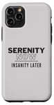 iPhone 11 Pro Serenity Now 90s Pop Culture Insanity Later Case