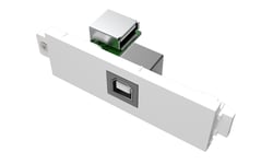 VISION TechConnect 3 USB-b module - påknipsbar mulighetsmodulfrontplate