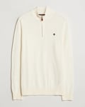 Morris John Merino Half Zip White