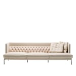 Living Divani - Lipp Sofa 280, Fabric Cat. Basic 19a Alabama 12 - Sohvat - Piero Lissoni - Valkoinen