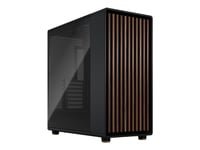 Fractal Design North Xl - Tower - Utvidet Atx (E-Atx) - Sidepanel Med Vindu (Herdet Glass) - Ingen Strømforsyning (Atx) - Trekullsort - Usb/Audio/Mic