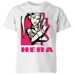 T-Shirt Enfant Hera Star Wars Rebels - Blanc - 7-8 ans - Blanc