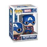 Funko Pop! Marvel: Marvel NC - Captain America - Marvel Comics - Figurine en Vinyle à Collectionner - Idée de Cadeau - Produits Officiels - Jouets pour Les Enfants et Adultes - Comic Books Fans