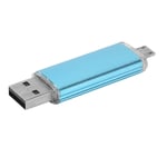 OTG U Disk USB 2.0 Flash Drive Hot Plug Anti‑Knock Moistureproof For Mobile Pho