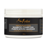 Shea Moisture Womens African Black Soap Bamboo Charcoal Purification Masque 354ml - One Size